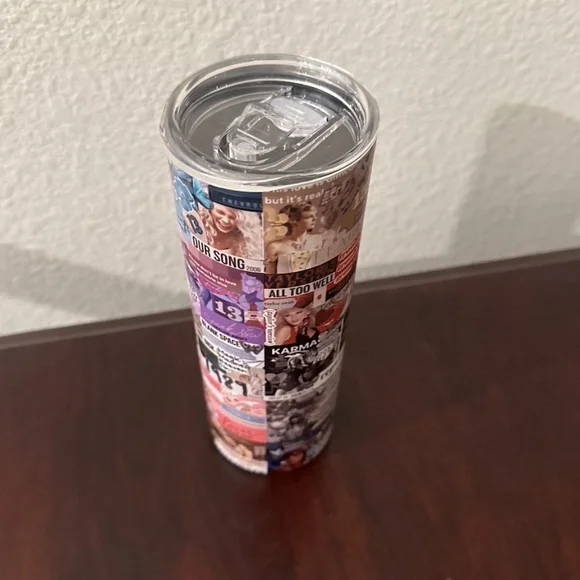 Taylor Swift Stainless Steel Sublimated Double Wall Insulated 20 oz Tumbler Cup - Picture 2 of 5